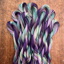 Load image into Gallery viewer, (NEW) Purple and Green Embroidery Hank