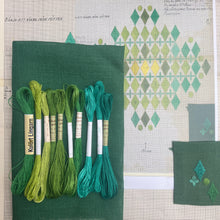 Load image into Gallery viewer, Geometric Green Nordiska 7360 (50/60s)