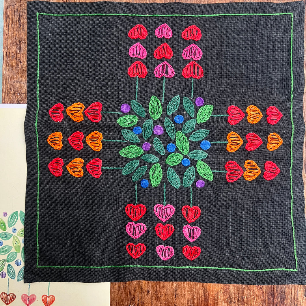 Nordiska 60s Heart Cloth