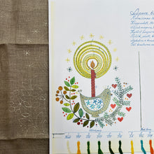 Load image into Gallery viewer, Seconds Prints of Nordiska Winter Bird 6522 (without threads)