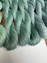Load image into Gallery viewer, Linen Embroidery Hanks / Pale Blue/Aqua