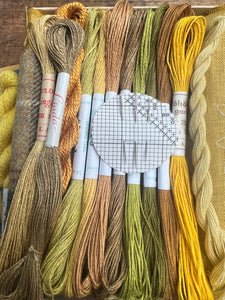 Yellow Nordiska Linen & Tweed Box