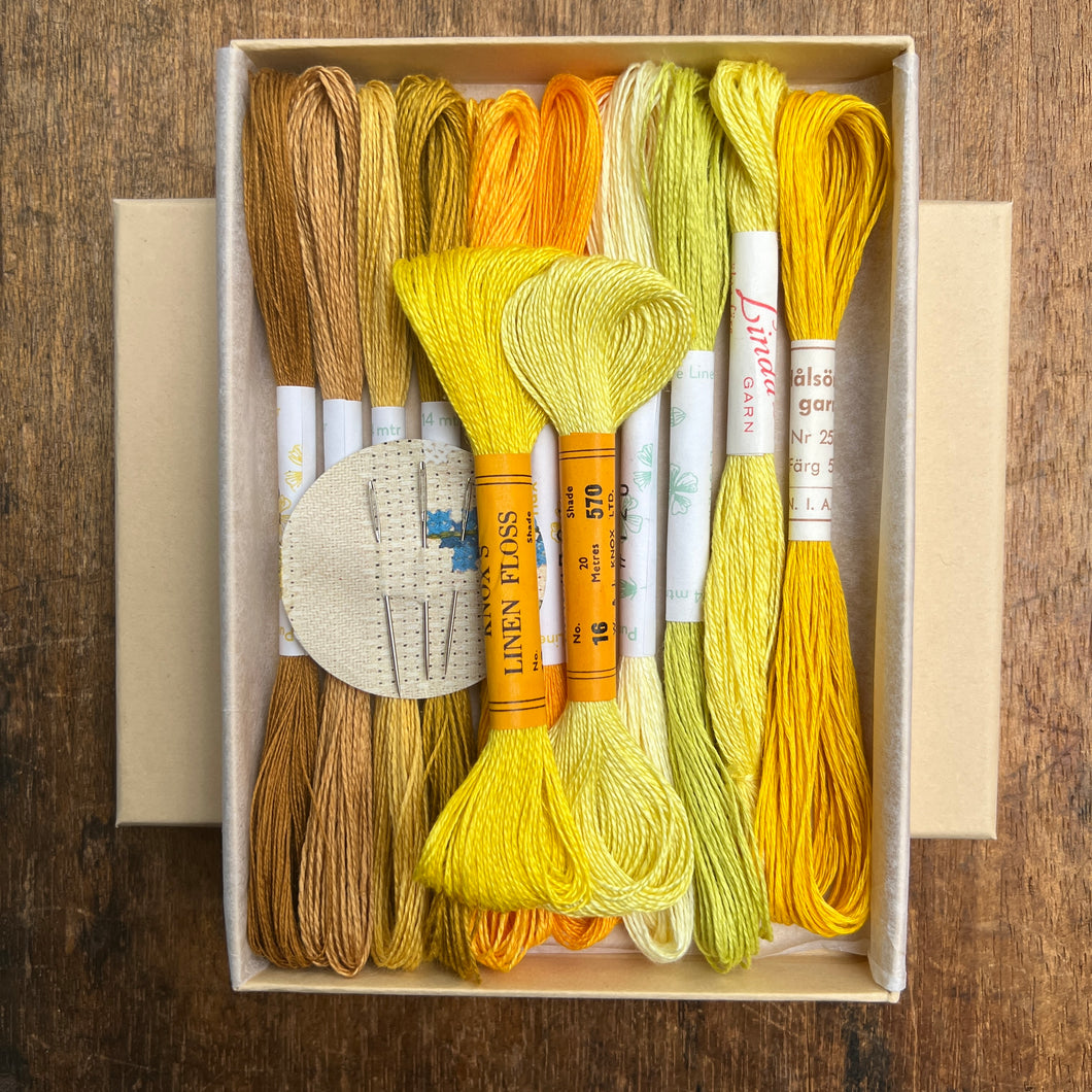 Yellow Linen Box