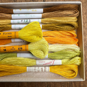 Yellow Linen Box