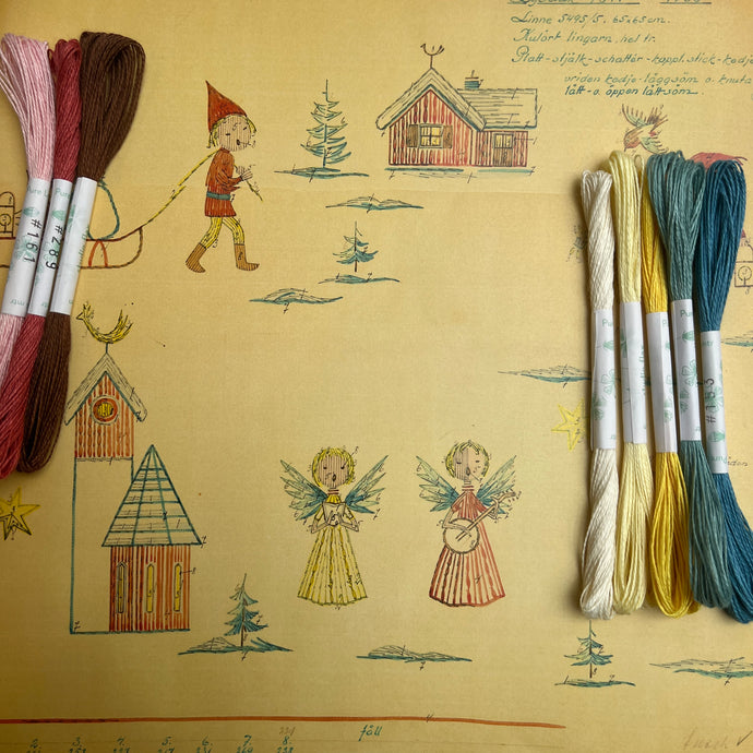 Nordiska Christmas Cloth 1950s