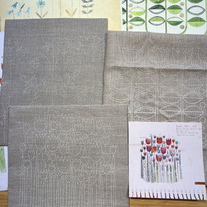 SECONDS SALE 4 x Nordiska Linen Prints 5B