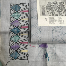 Load image into Gallery viewer, Two Cushion Covers Geometric Grey