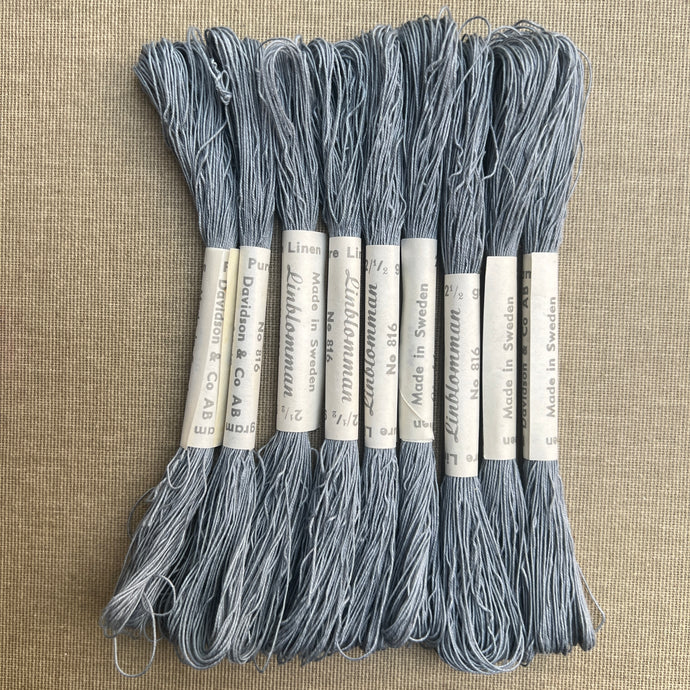 #816 One Colour 1960s Linen Thread Set