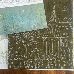Fairytale Castle / Sagoslottet Linen Print (without threads)