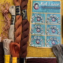 Load image into Gallery viewer, Textile Artist&#39;s Set - Gold &amp; Brown