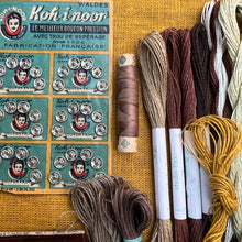 Load image into Gallery viewer, Textile Artist&#39;s Set - Gold &amp; Brown