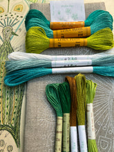 Load image into Gallery viewer, Nordiska Peacock 5309 with vintage linen threads