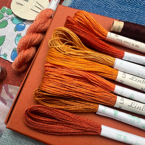 Orange Linen & Tweed Box #2