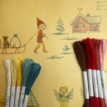 Load image into Gallery viewer, Nordiska Christmas Cloth 1950s