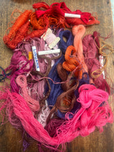 Load image into Gallery viewer, Textile Artist’s Linen Box #2 Pink/Purple/Peach