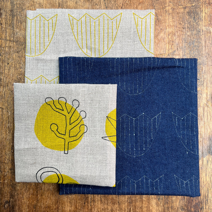 3 x Tulip Linen & Cotton Prints #2