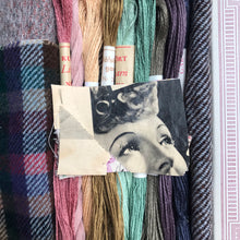 Load image into Gallery viewer, Linen, Tweed &amp; vintage silk set #12