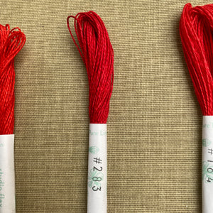 Red Linen Embroidery Thread
