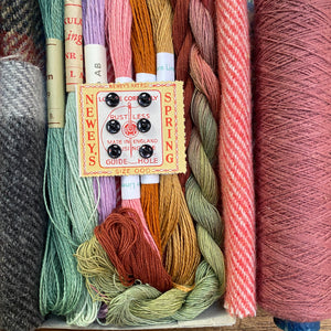Linen, Tweed & Vintage Silk Box #11