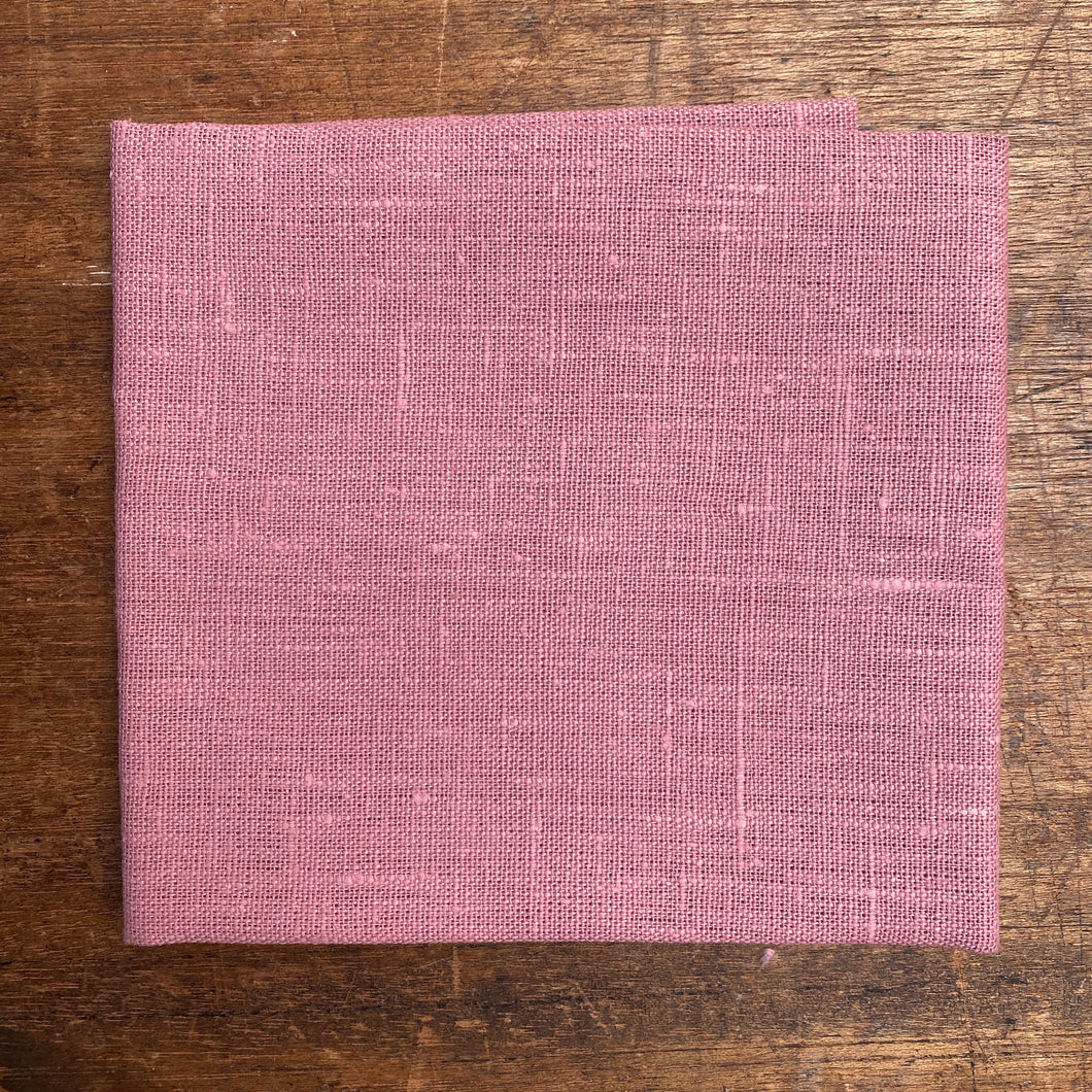Dusty Pink Linen Fabric 50 x 50 cm