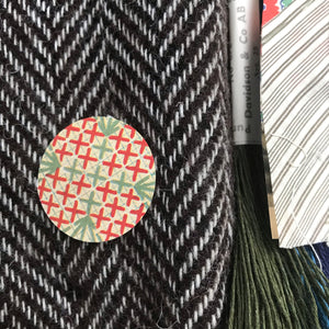 Linen, Tweed & vintage silk set #6