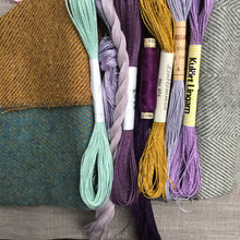 Load image into Gallery viewer, Linen, Tweed &amp; vintage silk set #19