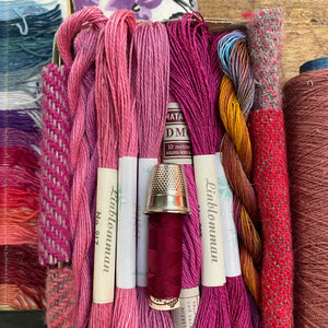 Linen, Tweed & Vintage Silk Box #10