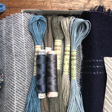Load image into Gallery viewer, Linen, Tweed &amp; vintage silk set #4