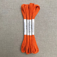 Load image into Gallery viewer, The Flax Flower 1960&#39;s linen - Linblomman 16/2 Neon Orange #849