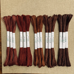 Medium Brown Linen Embroidery Thread