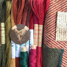 Load image into Gallery viewer, Linen, Tweed &amp; vintage silk set #31