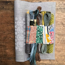 Load image into Gallery viewer, Linen, Tweed &amp; vintage silk set #10