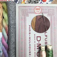 Load image into Gallery viewer, Linen, Tweed &amp; vintage silk set #2