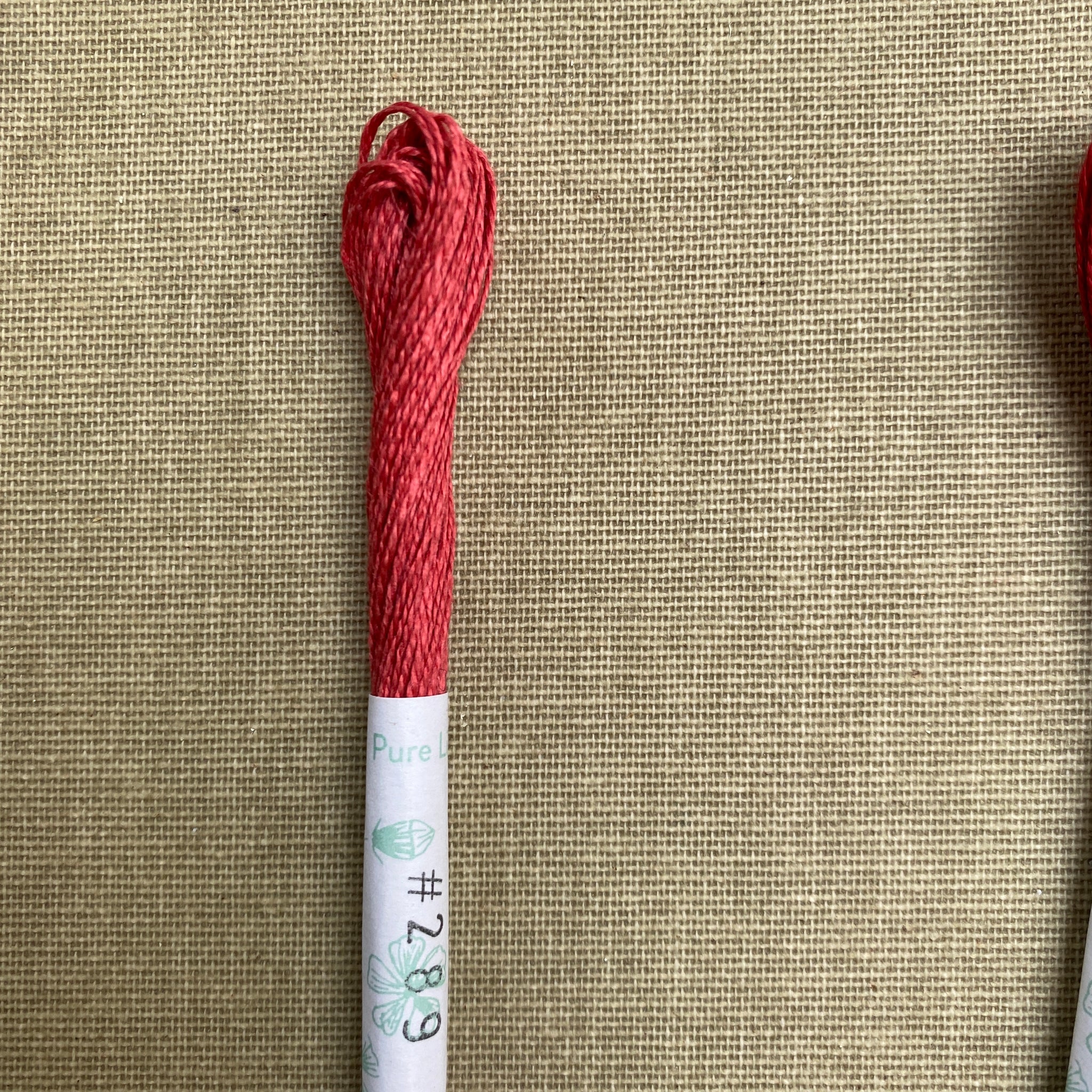 Dark Red Linen Embroidery Thread – Studio Flax