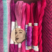 Load image into Gallery viewer, Linen, Tweed &amp; vintage silk set #30