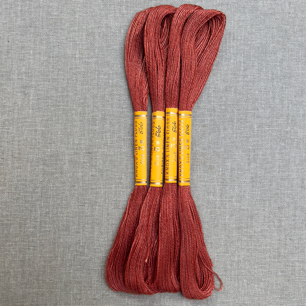 Size 3 Knox's of Kilbirnie - Mid century linen embroidery yarn - single skein