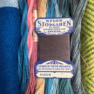 Linen, Tweed & vintage silk set #13