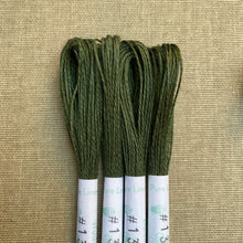 Load image into Gallery viewer, Green Linen Embroidery Thread