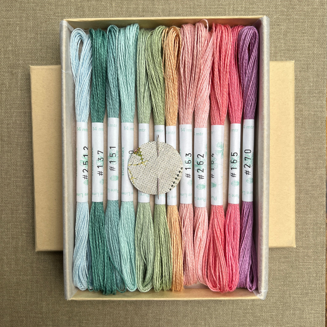 Pastel Flax Flower Box