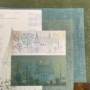 Fairytale Castle / Sagoslottet Linen Print (without threads)