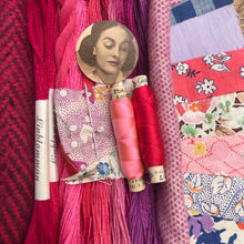 Load image into Gallery viewer, Linen, Tweed &amp; vintage silk set #25