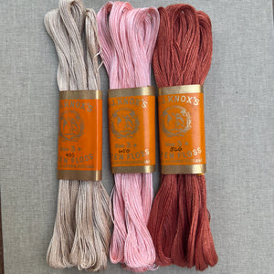 Size 3 Knox's of Kilbirnie - Mid century linen embroidery yarn - single skein