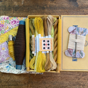 Linen, Tweed & Vintage Silk Box #7