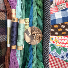 Load image into Gallery viewer, Linen, Tweed &amp; vintage silk set #11
