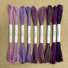 Load image into Gallery viewer, Purple Linen Embroidery Threads