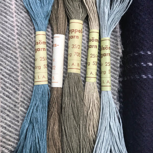 Linen, Tweed & vintage silk set #4