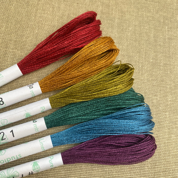Linen Embroidery Thread Set