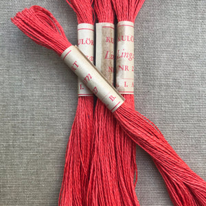 Dark Red Linen Embroidery Thread – Studio Flax