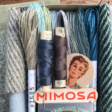 Load image into Gallery viewer, Linen, Tweed &amp; vintage silk set #28