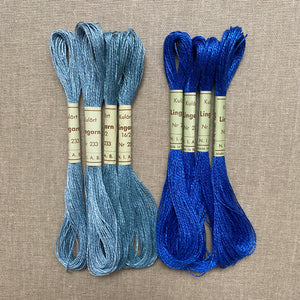 Nordiska Blue 1960’s linen embroidery thread